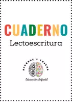Vista previa - Juegos / Gamificación - CUADERNO COMPLETO DE LECTOESCRITURA - Portada
