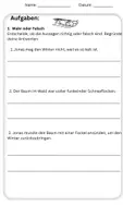 Vorschau - Arbeitsblätter - Wintermärchen ❄️ Der magische Schneeflockenbaum (Textverstädnis, Wortschatzarbeit, Märchenanalyse,...) - Seite 3