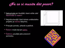 Náhled - umění - krok za krokem: Navrhněte si vlastní labyrint (včetně šablony) - boční 3