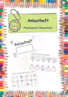 Vorschau - Arbeitsblätter - Anlautheft zum Üben der phonologischen Bewusstheit - Deckblatt