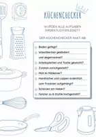 Vorschau - Poster - Checklisten für die Lehrküche - Seite 1