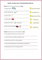 Vorschau - Arbeitsblätter - el pronombre relativo - frases relativas - Deckblatt