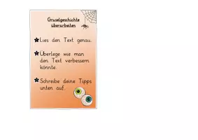 Vorschau - Stationenlernen - Gruselgeschichten: Lerntheke (Satzanfänge & Aufsatz) - Deutsch - Kl. 3/4 - Seite 3