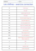 Vorschau - Arbeitsblätter - vocabulaire les chiffres exercices - Seite 3