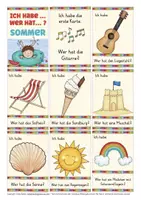 Vorschau - Spiele - Sommer Spiel Ich habe ... Wer hat ...? Deutsch - Seite 2