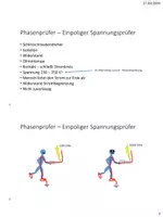 Vorschau - Präsentationen/Tafelbilder - Foliensatz zum Einpoligen und Zweipoligen Spannungsprüfer - Phasenprüfer_Duspol - Seite 1