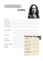Vorschau - Arbeitsblätter - US election 2024 - Profile about the candidates - Seite 2