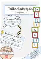 Vorschau - Merkblätter - Teilbarkeitsregeln Merkplakate - Deckblatt