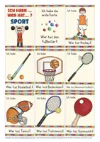 Vorschau - Stationenlernen - Ich habe ... Wer hat ...? Sport Spiel Deutsch als Zweitsprache - Seite 2