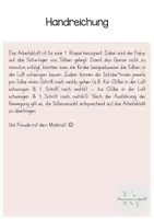 Vorschau - Arbeitsblätter - Silben schwingen - Herbstwörter - Seite 2
