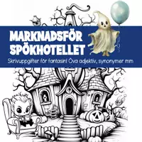 förhandsvisning - Marknadsför Spökhotellet! Skrivövning, Ordklasser - försättsblad