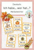 Vorschau - Spiele - Ich habe... Wer hat...? - Herbstwörter - Deckblatt