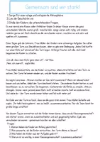 Vorschau - Stundenentwürfe - Gemeinsam sind wir stark! Sozialtraining Grundschule - Seite 1