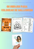Vista previa - Manualidades / Dibujos para colorear - 80 dibujos para colorear de Halloween - Portada
