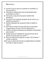 Aperçu - Feuilles d'exercices - Compréhension de lecture - 5 textes - Page 1