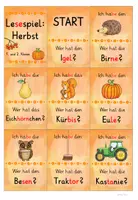 Vorschau - Spiele - Lesespiel 1. und 2. Klasse: Herbst | Grundschrift - Seite 3