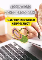 anteprima - Programmi scolastici / Materiali per docenti - Il Trasferimento di geni nei batteri - Pagina di copertina
