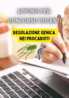 anteprima - Programmi scolastici / Materiali per docenti - L' Espressione Genica nei Procarioti - Pagina di copertina