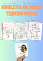 Vista previa - Refuerzo / NEE / Materiales de apoyo - Chuleta de mesa para tercer ciclo de primaria - Portada