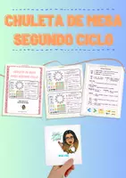 Vista previa - Refuerzo / NEE / Materiales de apoyo - Chuleta de mesa para segundo ciclo de primaria - Portada
