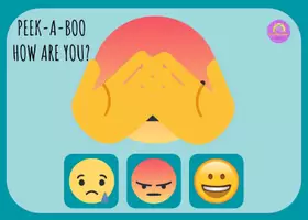 Aperçu - Apprentissages en autonomie - Coucou, comment vas-tu ? - Jeu interactif avec des sons en ANGLAIS - Peek-a-boo How are you? - Interactive Game with Sounds - Page 2