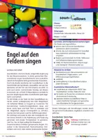 Vorschau - Stundenentwürfe - Engel auf den Feldern singen - Hört der Engel helle Lieder - Les anges dans nos campagnes - Begleitung mit Soundbellows - Deckblatt