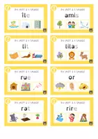 Aperçu - Apprentissages en autonomie - Atelier décodage et compréhension de mots - Page 1