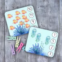 Vorschau - Arbeitsblätter - 🐬🐬 BUNDLE Unterwasser Meer 4 Spiele kleines Materialpaket - Seite 1
