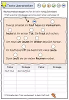 Vorschau - Arbeitsblätter - Texte überarbeiten / FRESCH Methode / Rechtschreibung / Rechtschreibstrategien / Deutsch - Seite 3
