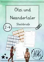 Vorschau - Arbeitsblätter - Steckbriefe: Ötzi und Neandertaler (HoKi) - Deckblatt