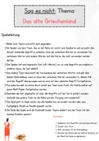 Vorschau - Mal- und Bastelvorlagen - Sag es nicht: Das antike Griechenland - Seite 1