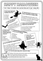 Vorschau - Arbeitsblätter - Vocabulary and Reading: Halloween - Seite 3