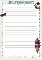 Vorschau - Arbeitsblätter - Roll a summer mystery - creative writing activity - Seite 2