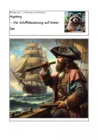 Vorschau - Arbeitsblätter - Mystery - Die Schiffsbesatzung auf hoher See - Deckblatt