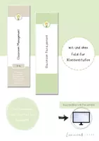 Vorschau - Fördermaterial/Inklusion - Etiketten Ordnerrücken (breit) - Classroom Management - Seite 1