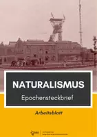 Vorschau - Arbeitsblätter - Epochensteckbrief Naturalismus - Deckblatt