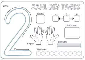 Vorschau - Arbeitsblätter - Zahl des Tages - Seite 2