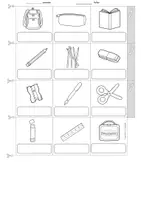 Aperçu - Feuilles d'exercices - Allemand - Dictionnaire illustré - Schulsachen - école - Miniwörterbuch - Page 3