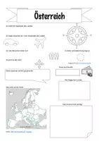 Vorschau - Arbeitsblätter - Steckbriefe Europa-Österreich mit Lösungen Europäische Union - Deckblatt