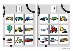 Vorschau - Spiele - Bilderbingo: Fahrzeuge - Seite 3