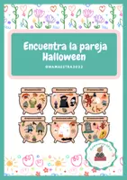 Vista previa - Juegos / Gamificación - Encuentra la pareja Halloween - Portada