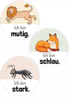Vorschau - Poster - Classroom-Management: 9 Tier-Affirmationen (Kl. 1-4) - Seite 2