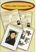 Vorschau - Stundenentwürfe - Geschichte bili-Reformation-Martin Luther-Curriculum Vitae - Deckblatt