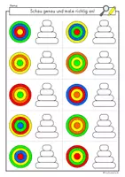 Vorschau - Arbeitsblätter - Visuelle Wahrnehmung, differenzierte Arbeitsblätter - Seite 2