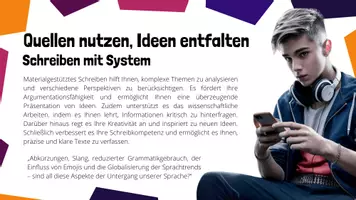 Vorschau - Unterrichtsreihen - Materialpaket „Jugendsprache und Sprachverfall – Eine kritische Auseinandersetzung“ - Seite 3