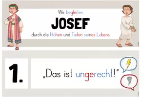 Vorschau - Präsentationen/Tafelbilder - Religion: Reihentransparenz zur Josefsgeschichte (Kl. 2/3) - Seite 2