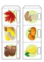 Vorschau - Arbeitsblätter - Leporello/Faltbuch Thema Herbst (Klasse 1 und 2) - Seite 3
