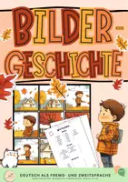 Vorschau - Stationenlernen - kreatives Schreiben im Herbst - Comic, Bildergeschichte & Bildkarten - Seite 1