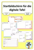 Vorschau - Präsentationen/Tafelbilder - interaktiver Startbildschirm digitale Tafel Herbst - Deckblatt