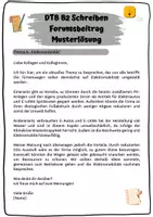 Vorschau - Arbeitsblätter - DTB B2 Schreiben Forumsbeitrag Elektromobilität und Luftreinigung - Seite 1